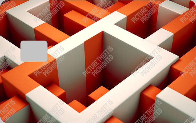 Bank  Card Sticker-BC-381